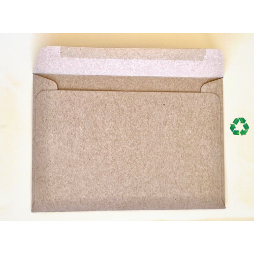 Eco Brown C6 wallet Recycled Envelopes. (Pack of 50)