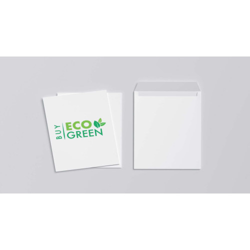 Eco White C4 Recycled Plainface Envelopes Box of 250