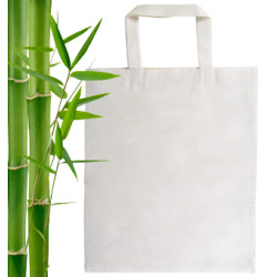 Bamboo Bag with short handles