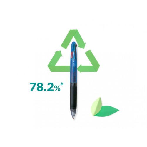 BeGreen Recycled Ballpoint pen 4 in 1