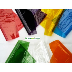 Coloured Cellophane Sheets (Pack of 25, assorted colours)