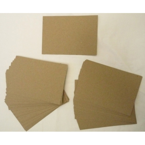 Eco Brown 230gsm Duplex Recycled A6 postcards 148mm x 105mm (Pack of 100)