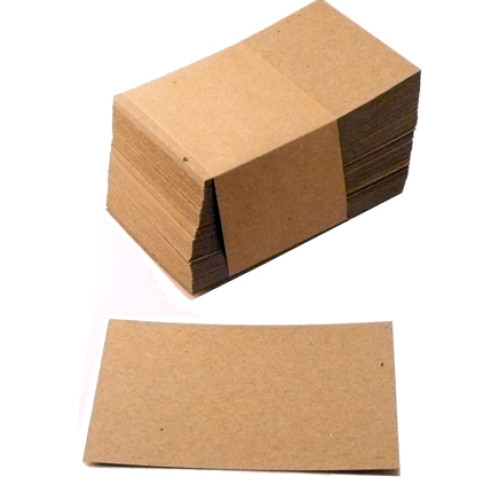 Eco Brown 230gsm Duplex Recycled Business Cards 55mm x 90mm (pack of 100)