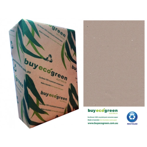 Eco Brown A3 Brown Paper 100% Recycled 115 gsm (Ream Of 500 Sheets)