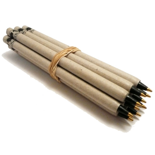 EcoFirst Recycled Paper Pen (Grey, Black)