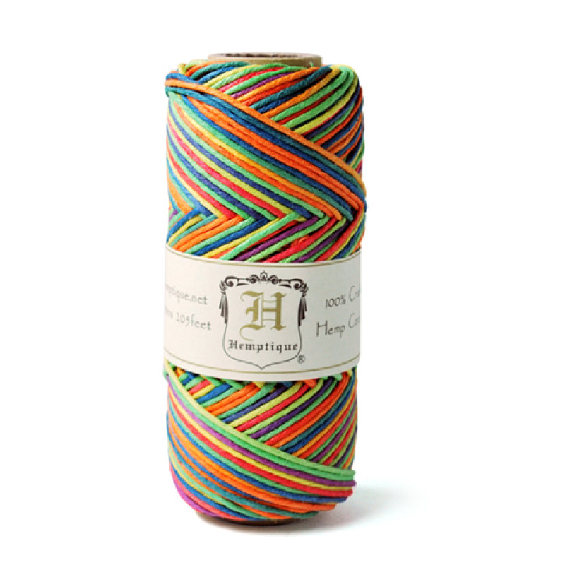 Hemptique Hemp Cord Ball - Rainbow