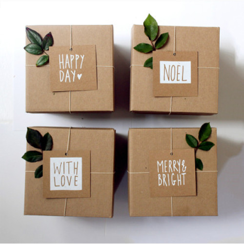 Recycled Brown Kraft Wrapping Paper Roll 80gsm, 600mm wide, 50m long
