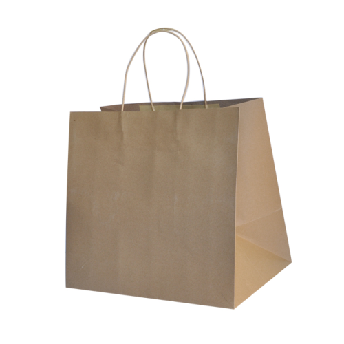 Recycled Brown Paper Small Boutique Carry Bag (Pack of 50)