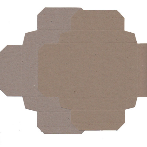 Recycled Gift Box (105mm square) - Natural Kraft (Pack of 5)