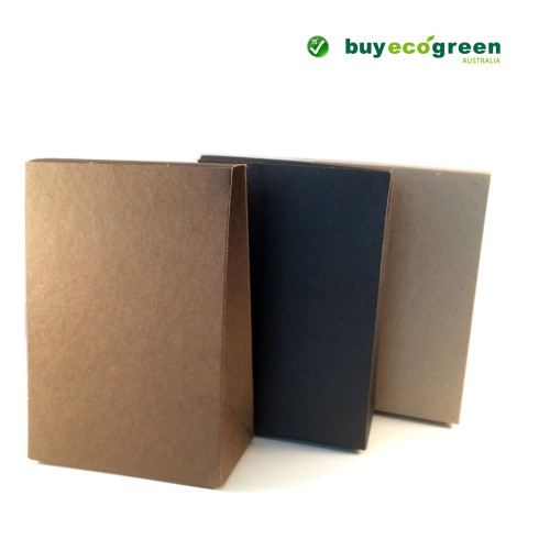 Recycled Gift Satchel (155 x 104 x 55mm) - Natural Kraft (Pack of 5)