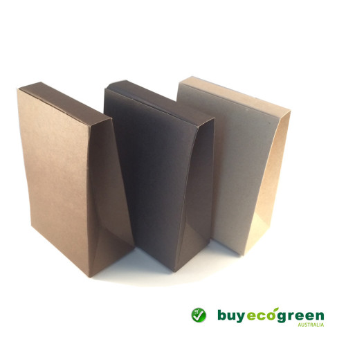 Recycled Gift Satchel (155 x 104 x 55mm) - Natural Kraft (Pack of 5)