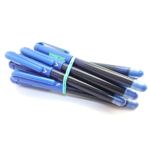 Recycled Plastic Pen - V Ball (blue)