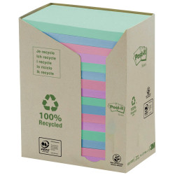 Recycled Post-It Notes Pastels Tower (Pack of 16 Pads)