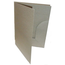 Recycled Presentation Folders A4 - Eco Brown (Pack of 10)
