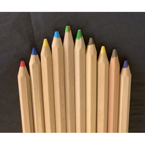 THICK Colour Pencils (Set of 10)