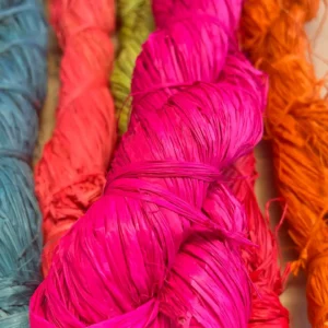 Coloured Raffia 250g - Hot Pink