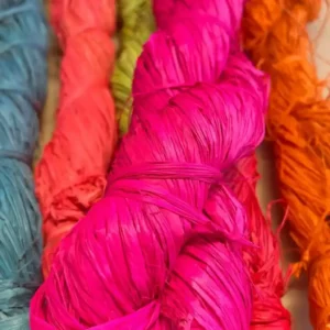 Coloured Raffia 250g - Hot Pink