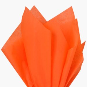 Recycled Tissue Paper - Bright Orange 100% Recycled ( Pk of 24 sheets )