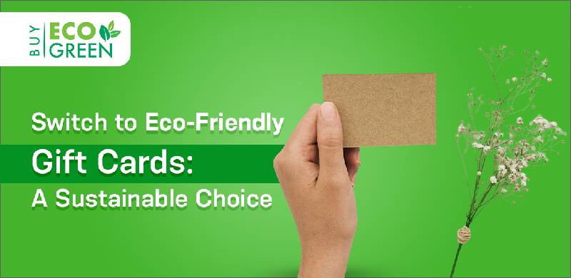 eco friendly gift cards