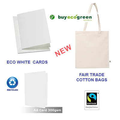 eco white cards