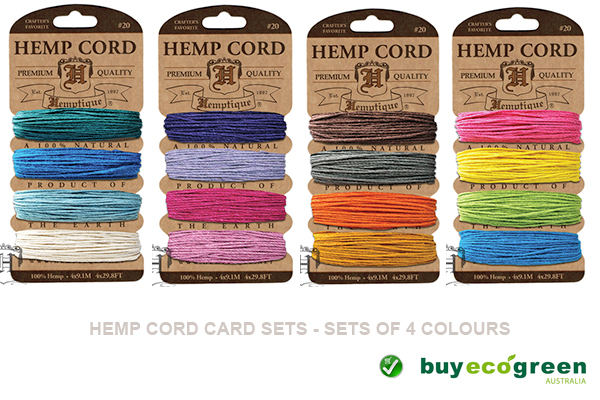 hemp cord cards