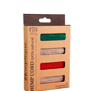 Hemp Cord - 4 Color Card Box - Christmas Eve