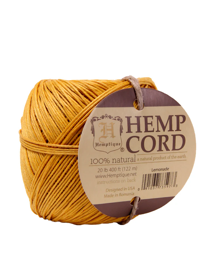 Hemp Twine Balls - Lemonade