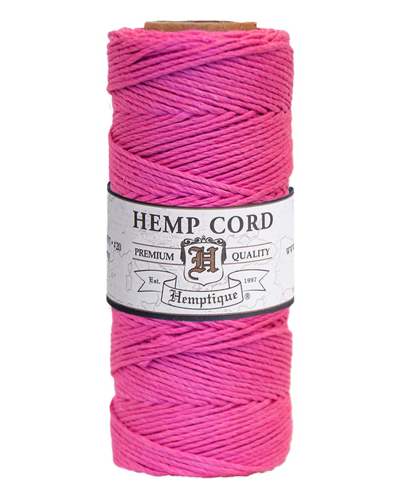 Hemp Twine – Bright Pink
