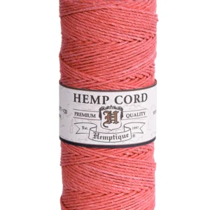 Hemp Twine – Sunset Coral