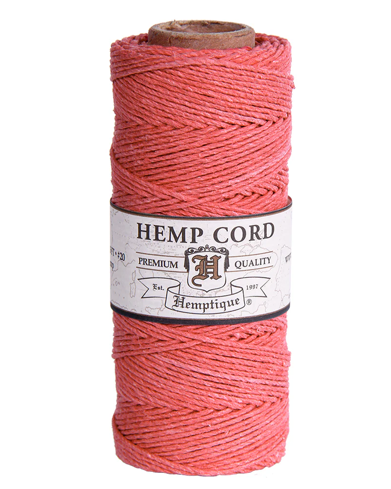 Hemp Twine – Sunset Coral