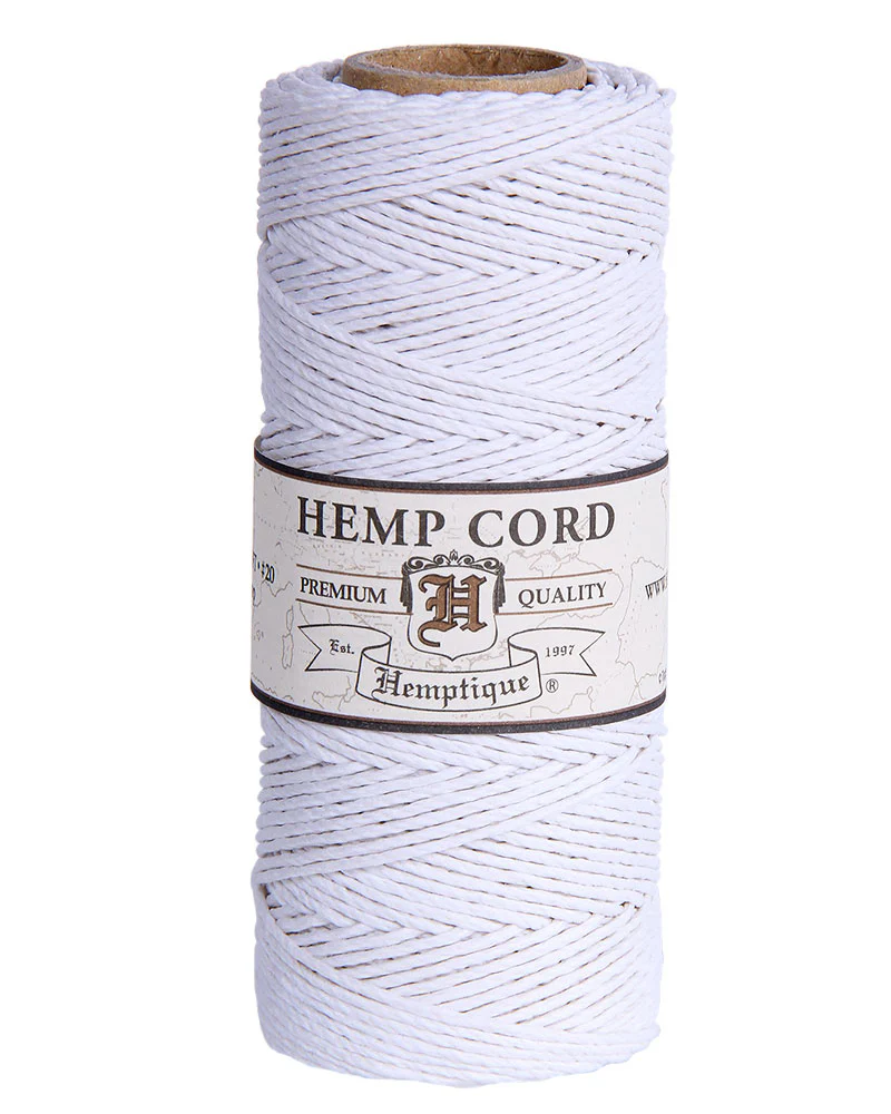 Hemp Twine – White