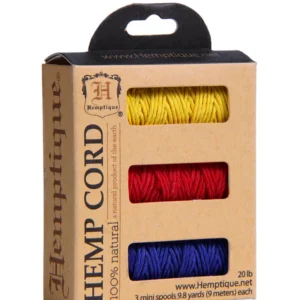 Hemp Cord – 3 pack spool in box – Rio