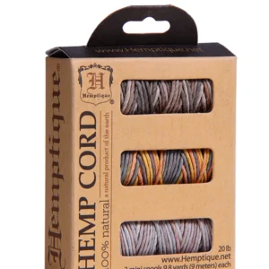 Hemp Cord – 3 pack spool in box – Sea Shell
