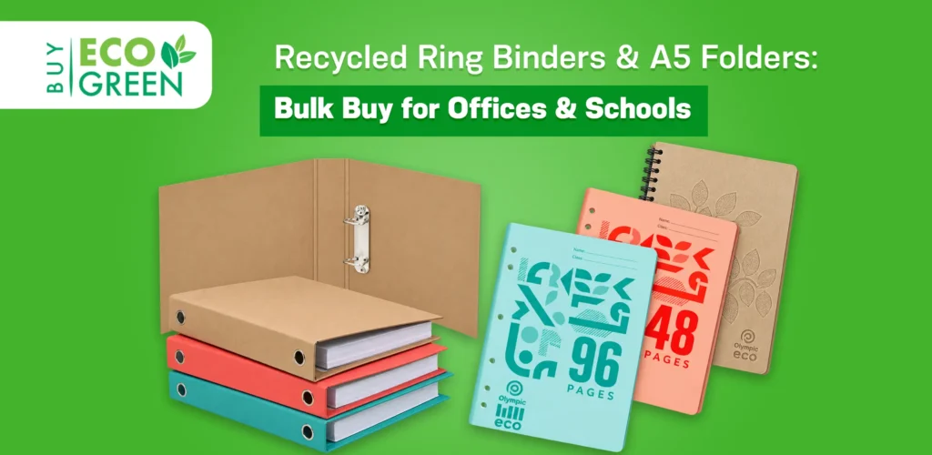 recycled ring binders