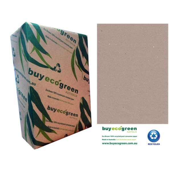Eco-Brown A5 115gsm 100% Recycled Brown Paper (Ream of 500 sheets)