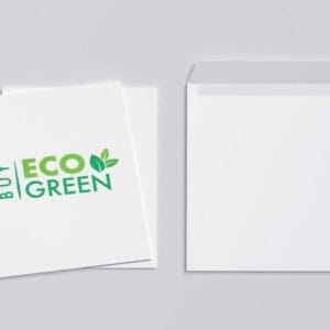 Eco White C4 Recycled Plainface Envelopes Box of 250