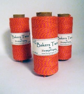 Bakers Twine - Pink and Orange
