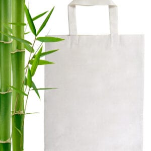Bamboo Bag with short handles
