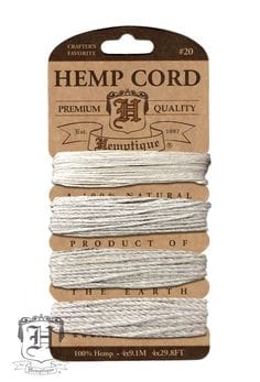 Bamboo Cord - Set of 4 weights Natural