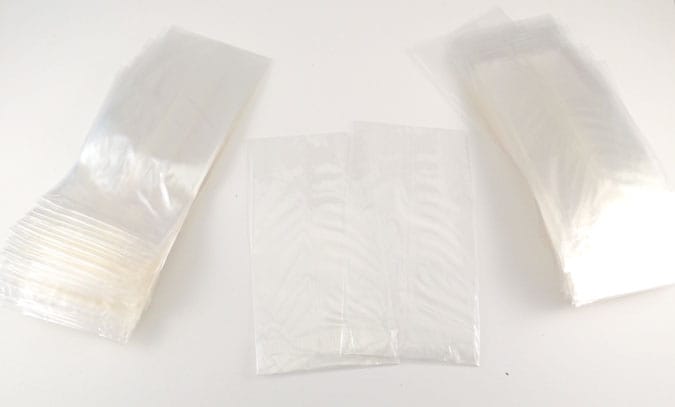 Cellophane Bag Small (115x65mm) Pack of 100