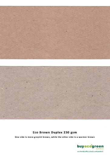 Eco Brown A3 230gsm Recycled Duplex (Pack of 100 Sheets)