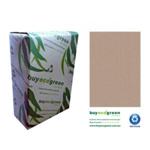 Eco-Brown A3 Brown Paper 100% Recycled 110 gsm (Box of 3 Reams)