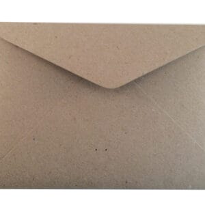 Eco Brown C6 Recycled Envelopes. (Pack of 50)
