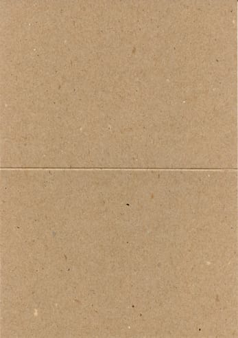 Eco Brown Greeting Card 240mm x 175mm creased for folding to 120mm x 175mm (Pack of 50)