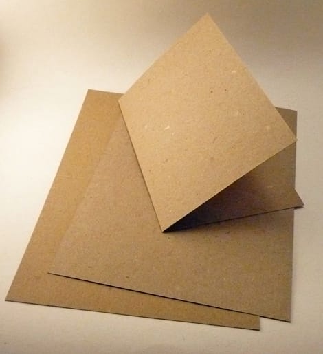 Eco Brown Greeting Card 240mm x 175mm creased for folding to 120mm x 175mm (Pack of 50)