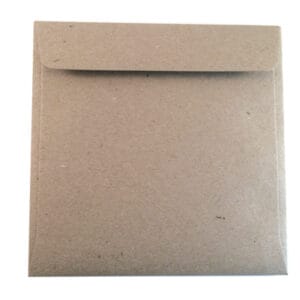 Eco Brown Recycled Envelopes 130mm x 130mm (Pack of 50)