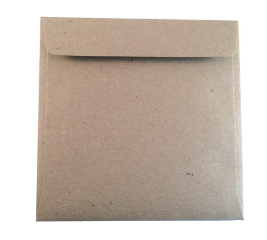 Eco Brown Recycled Envelopes 130mm x 130mm (Pack of 50)
