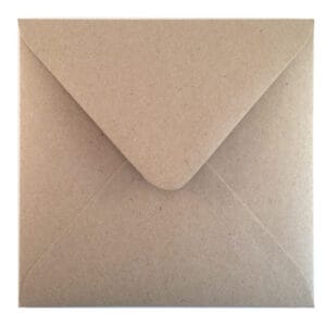 Eco Brown Recycled Envelopes 152mm x 152mm (Pack of 50)