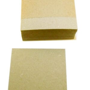Eco Brown Squares 230gsm Recycled Card, 98mm x 98mm  (Pack of 50 sheets)