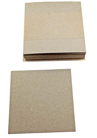 Eco Brown Squares 98mm x 98mm 150gsm Duplex (pack of 50 sheets)
